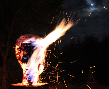 Photo of Hot Head sculptural charcoal brazier